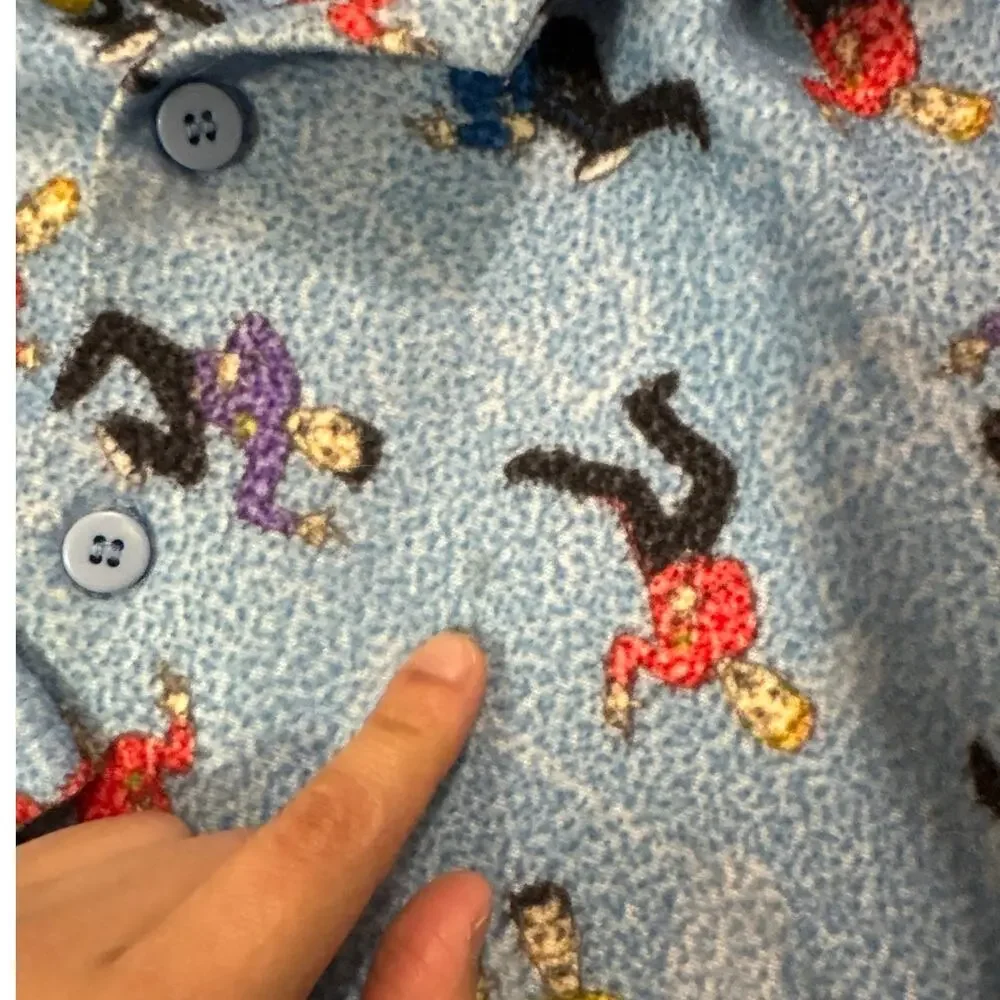 Vintage The Wiggles Kids 2T Toddler Pajamas Set Retro All over Print Y2k